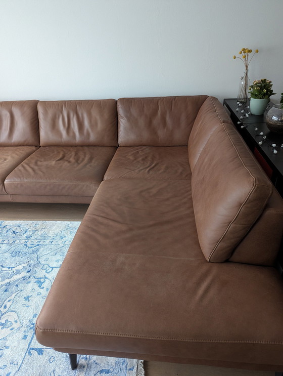 Image 1 of Lederland Powell Leather Corner Sofa