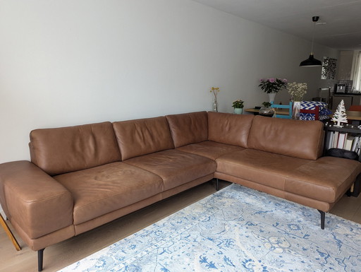 Lederland Powell Leather Corner Sofa