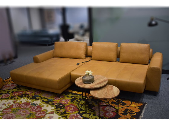 Image 1 of Leather sofa with seat depth adjustment leather couch leather corner sofa sofa couch sofa bed