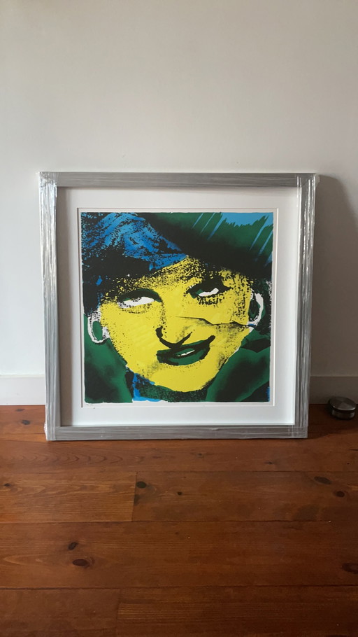 Herman Brood - Zeefdruk - Lady Di – lithos zeefdrukken, Paper, Figuratief
