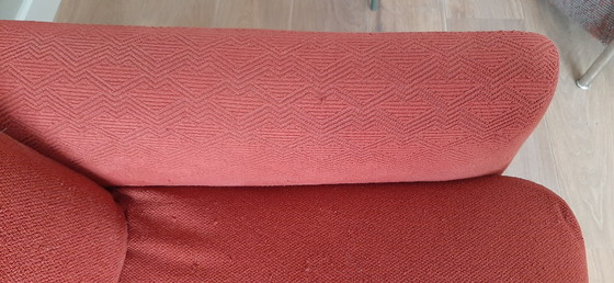 Image 1 of Leolux red fabric sofa