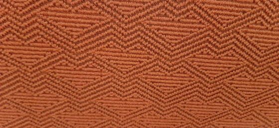 Image 1 of Leolux red fabric sofa