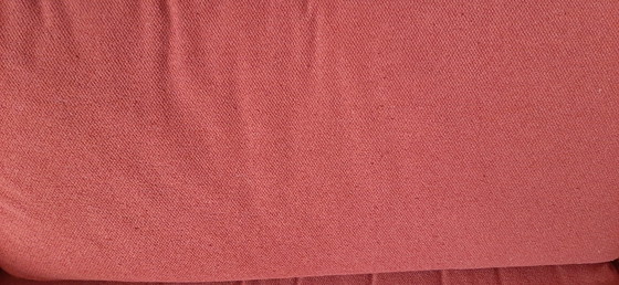 Image 1 of Leolux red fabric sofa