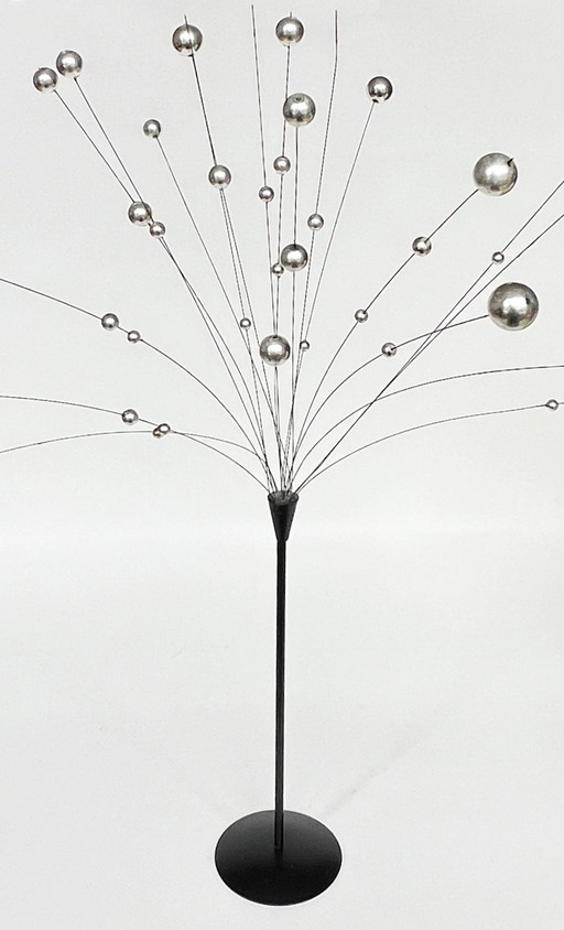 Laurids Lønborg Silver Kinetic Ball Sculpture