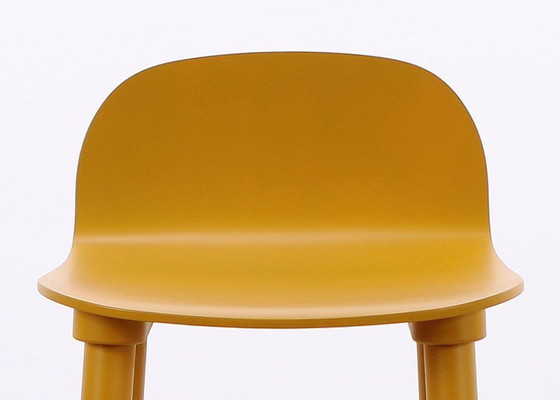 Image 1 of  Dum Office Beech Shell Barstool Yellow