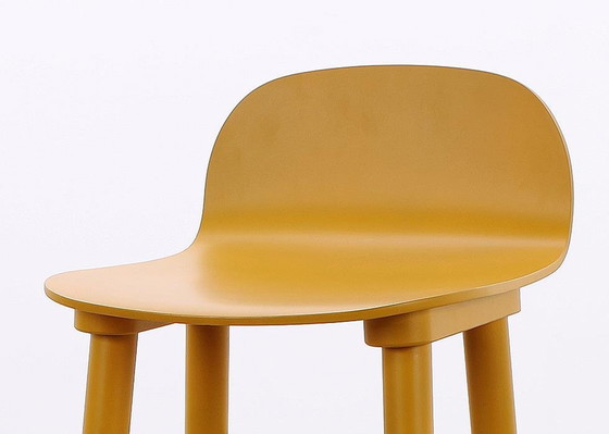 Image 1 of  Dum Office Beech Shell Barstool Yellow