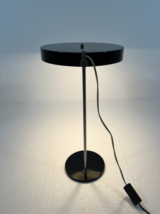 Image 1 of Black Adjustable Desk Lamp 1950'S