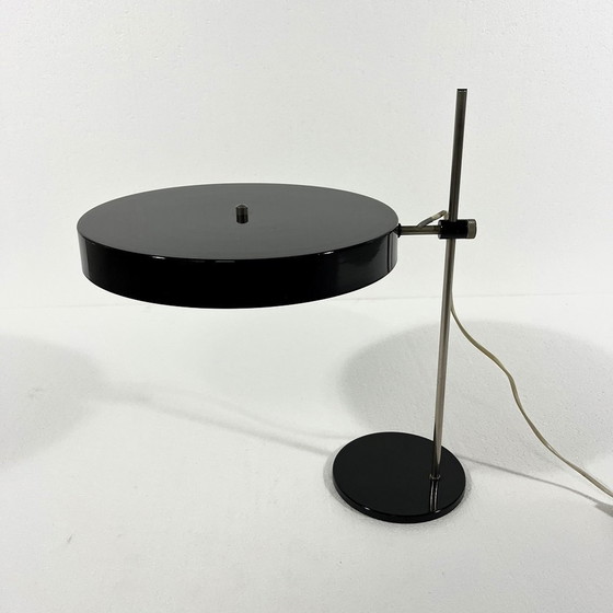 Image 1 of Black Adjustable Desk Lamp 1950'S