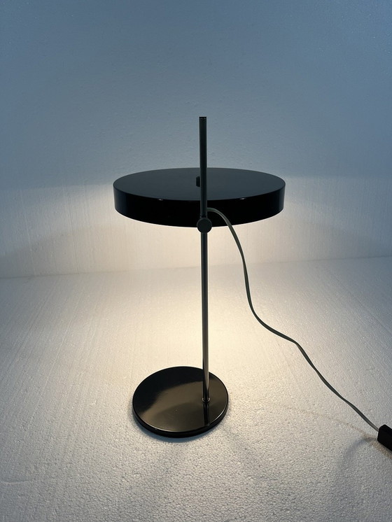 Image 1 of Black Adjustable Desk Lamp 1950'S