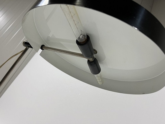 Image 1 of Black Adjustable Desk Lamp 1950'S