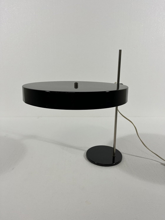 Image 1 of Black Adjustable Desk Lamp 1950'S