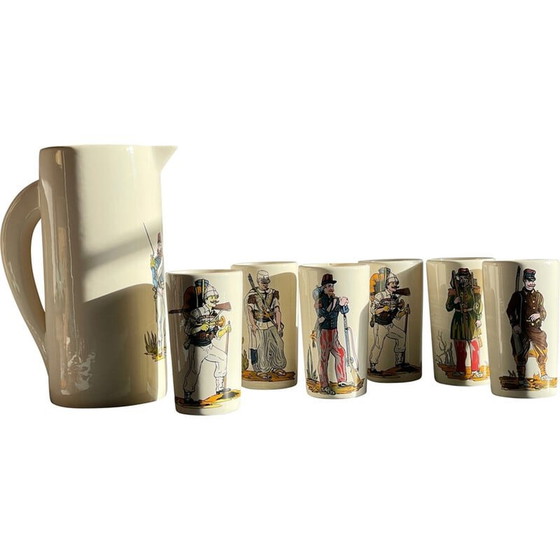 Image 1 of Vintage ceramic orangeade set