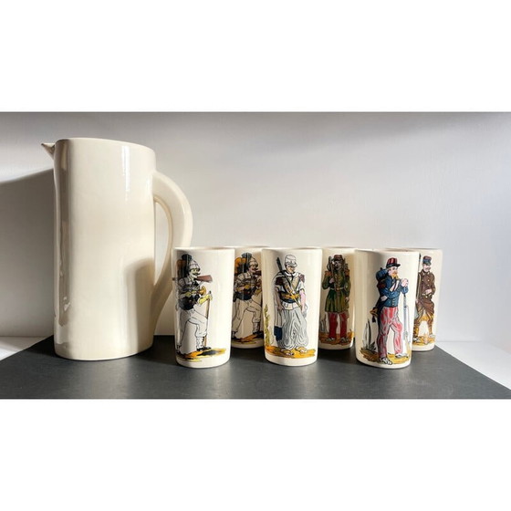Image 1 of Vintage ceramic orangeade set