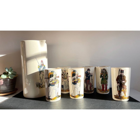 Image 1 of Vintage ceramic orangeade set