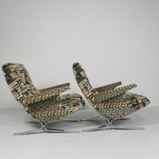 Image 1 of 2x Armchairs, Model Copenhague, François Letourneur, 1960s