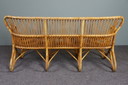 Dutch design 1950s handmade 3 seater sofa