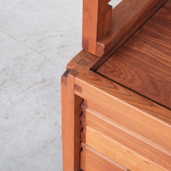 Image 1 of Vintage B10 elm wood bookshelf by Pierre Chapo, France 1960