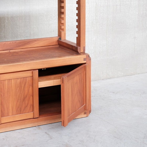 Image 1 of Vintage B10 elm wood bookshelf by Pierre Chapo, France 1960