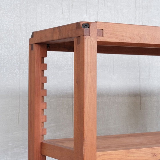 Image 1 of Vintage B10 elm wood bookshelf by Pierre Chapo, France 1960