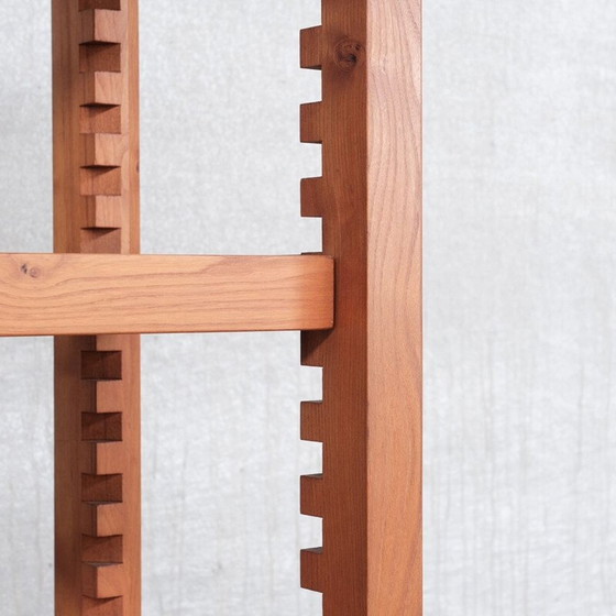 Image 1 of Vintage B10 elm wood bookshelf by Pierre Chapo, France 1960