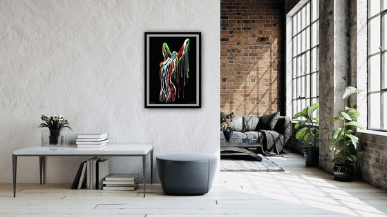 Image 1 of Giuseppe Fortunato: “Doccia A Colori, 2023”. N. 3/96. Giclée firmato.