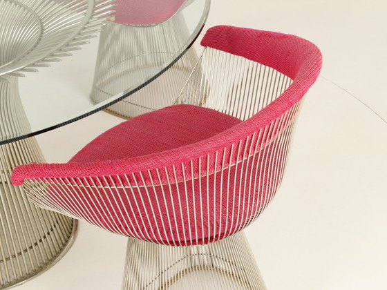 Image 1 of Wire Dining Set By Warren Platner For Knoll International, Us, 1980S