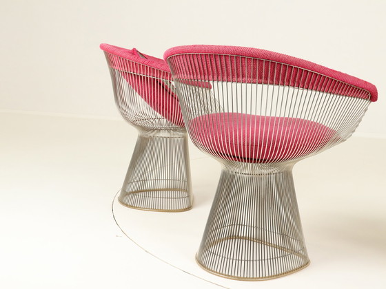 Image 1 of Wire Dining Set By Warren Platner For Knoll International, Us, 1980S