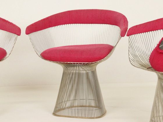 Image 1 of Wire Dining Set By Warren Platner For Knoll International, Us, 1980S