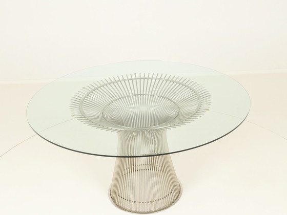 Image 1 of Wire Dining Set By Warren Platner For Knoll International, Us, 1980S