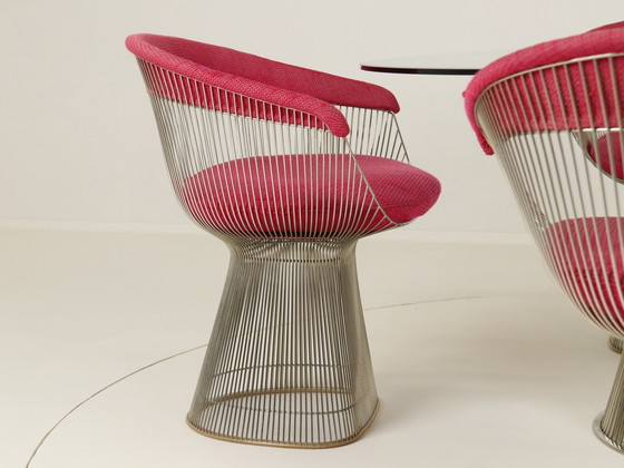 Image 1 of Wire Dining Set By Warren Platner For Knoll International, Us, 1980S