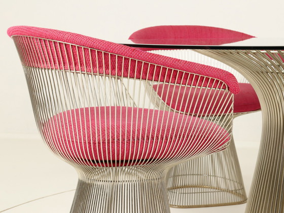 Image 1 of Wire Dining Set By Warren Platner For Knoll International, Us, 1980S