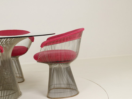 Image 1 of Wire Dining Set By Warren Platner For Knoll International, Us, 1980S