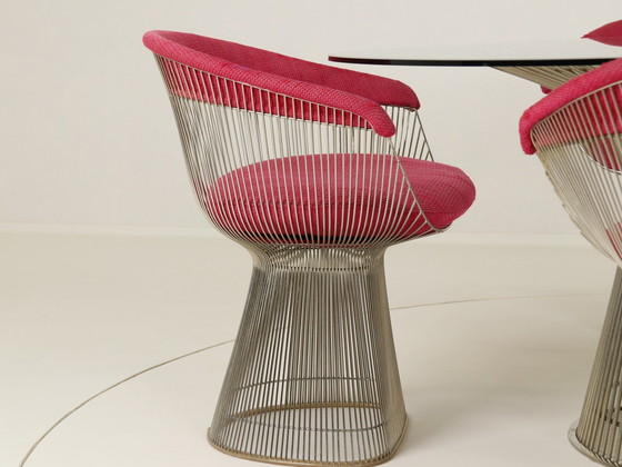 Image 1 of Wire Dining Set By Warren Platner For Knoll International, Us, 1980S