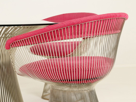 Image 1 of Wire Dining Set By Warren Platner For Knoll International, Us, 1980S