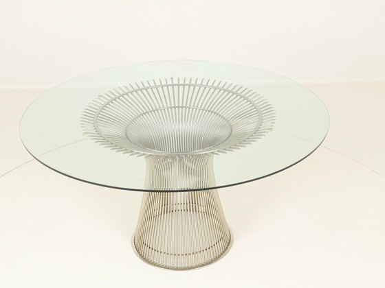 Image 1 of Wire Dining Set By Warren Platner For Knoll International, Us, 1980S