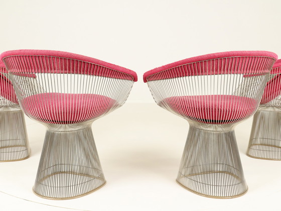 Image 1 of Wire Dining Set By Warren Platner For Knoll International, Us, 1980S