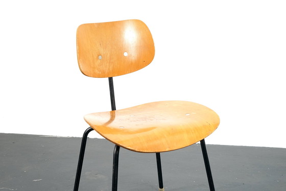 Image 1 of Mid - Century SE68 side chair with black frame by Egon Eiermann for Wilde + Spieth