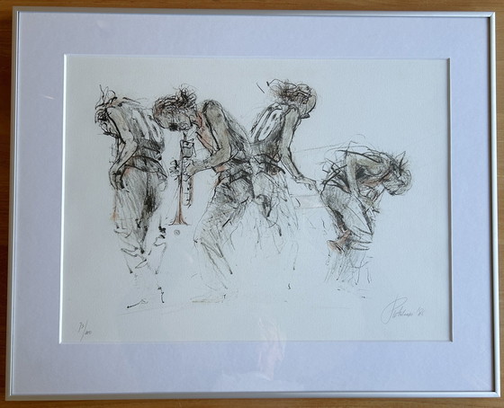 Image 1 of Piet Klaasse, Lithograph Miles Davis 73/100