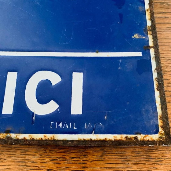 Image 1 of Vintage enamelled plaque le café Martin