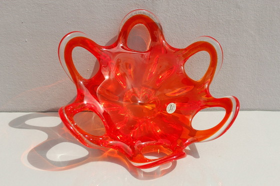 Image 1 of Bohemian glass bowl By Josef Hospodka