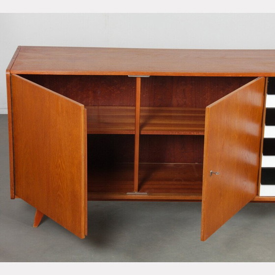 Image 1 of Vintage sideboard model U-460 in oak by Jiri Jiroutek for Interier Praha, Czechoslovakia 1960