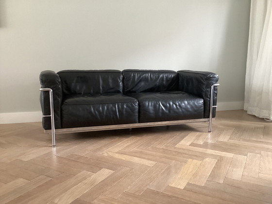 Image 1 of Cassina Lc3 2 Seater Sofa