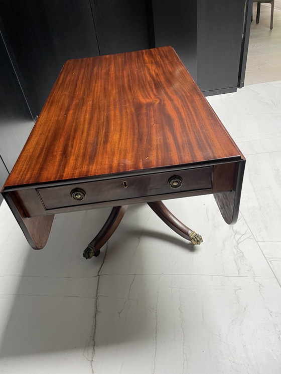 Image 1 of Mahogany Pendant Sidetable Or Dining Room Table Pembroke