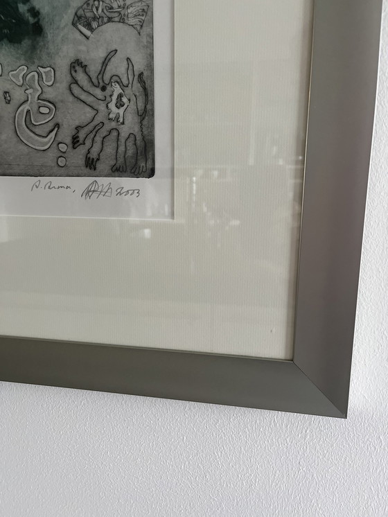 Image 1 of Etching Ad Arma With Frame