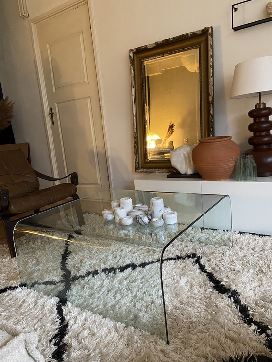 Image 1 of Table basse vintage FIAM Italia Ponte verre cristal