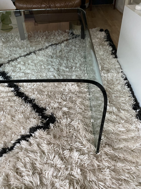 Image 1 of Table basse vintage FIAM Italia Ponte verre cristal