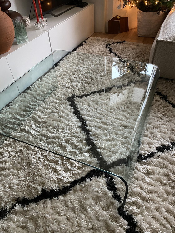 Image 1 of Table basse vintage FIAM Italia Ponte verre cristal