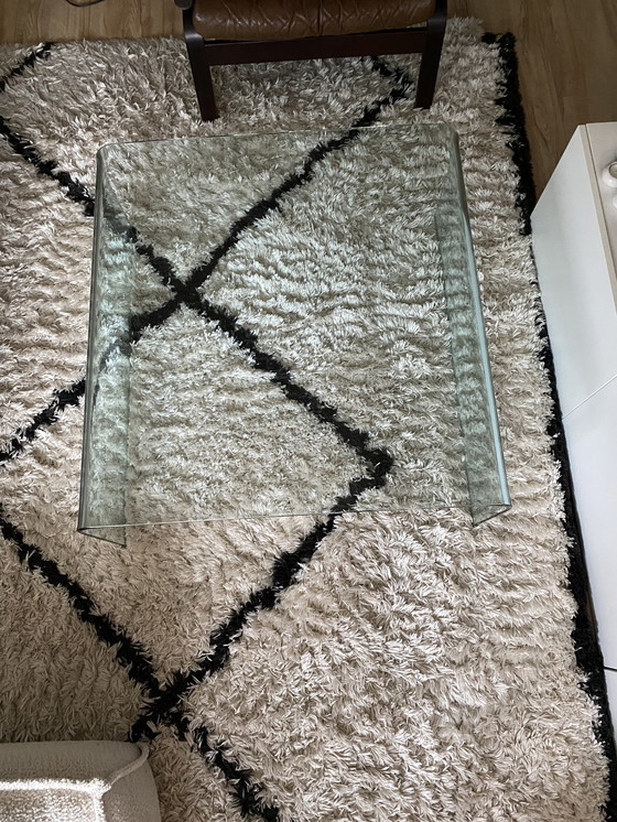 Image 1 of Table basse vintage FIAM Italia Ponte verre cristal