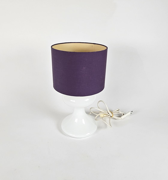 Image 1 of Design M - Ingo Maurer - model LM1 - opal glass - table lamp - 60's