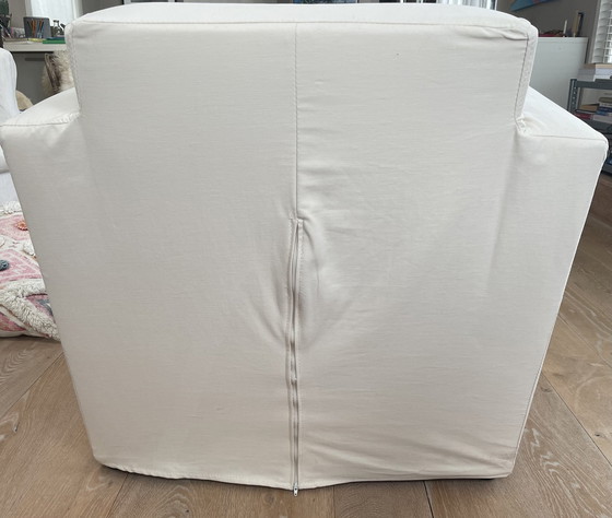 Image 1 of Fauteuil Len Niggelman avec revêtement blanc